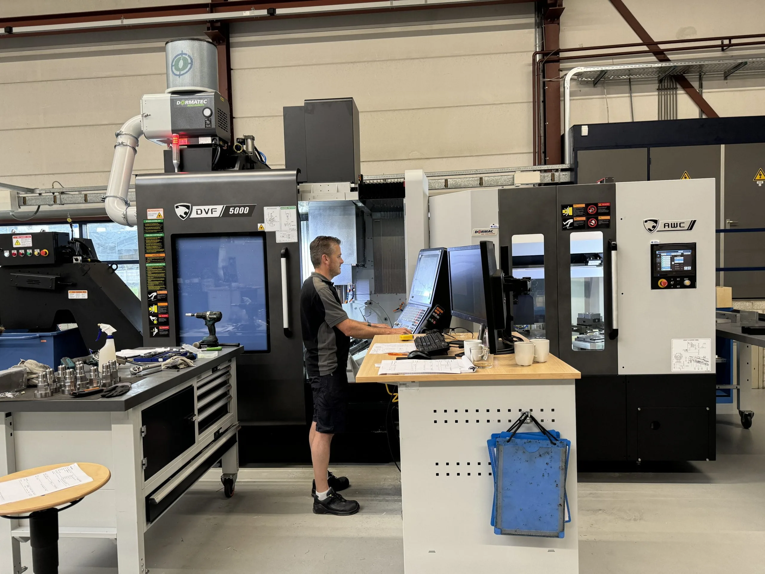 De DVF 5000 is de volgende generatie 5-assige serie compacte bewerkingscentra van Doosan Machine Tools. Voor moeilijk te verspanen series.